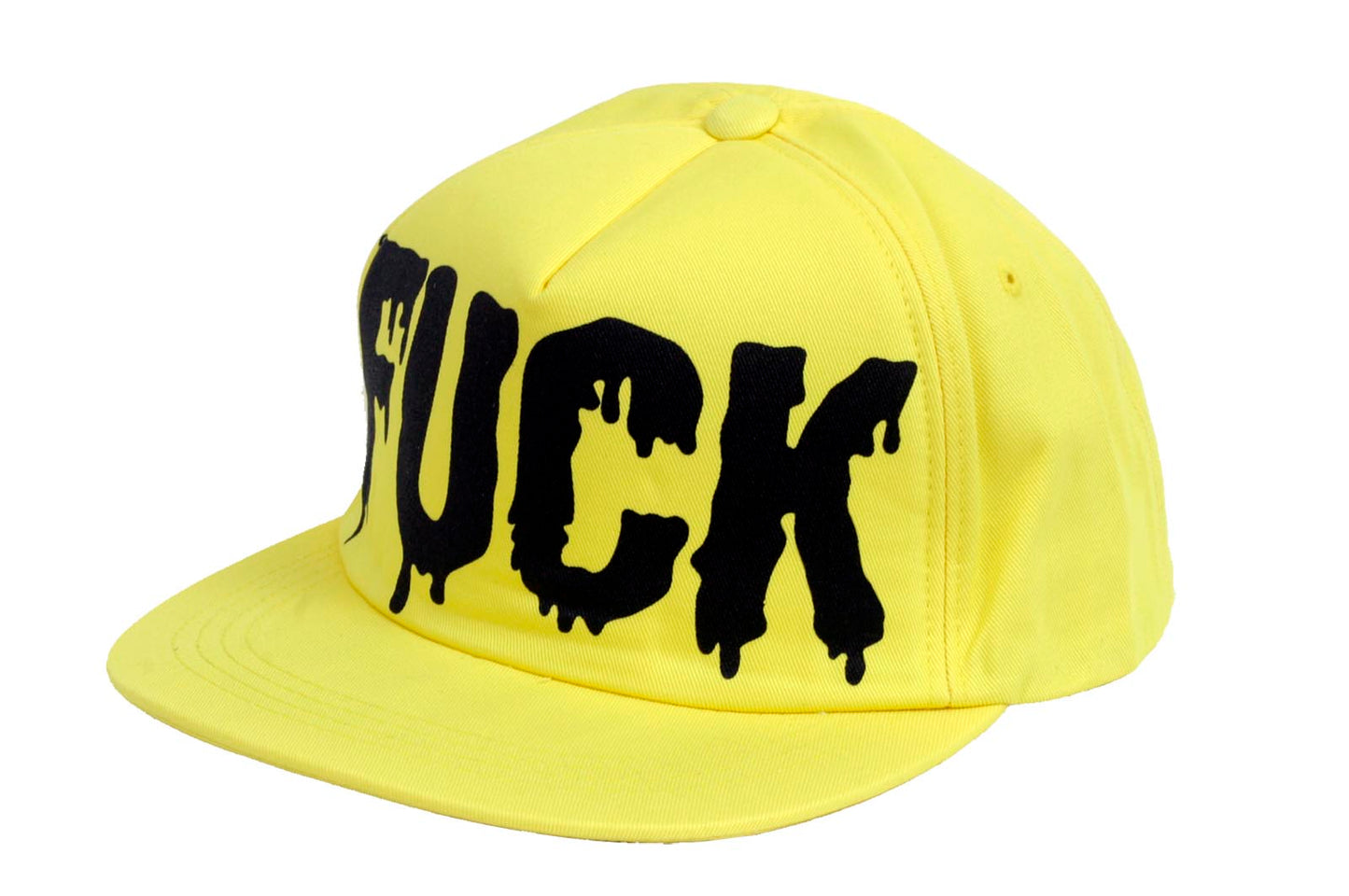 Fuck Flat Peak Snap Back Baseball Cap