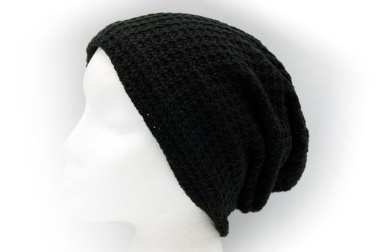 Colourful Waffle Textured Slouchy Beanie Hat