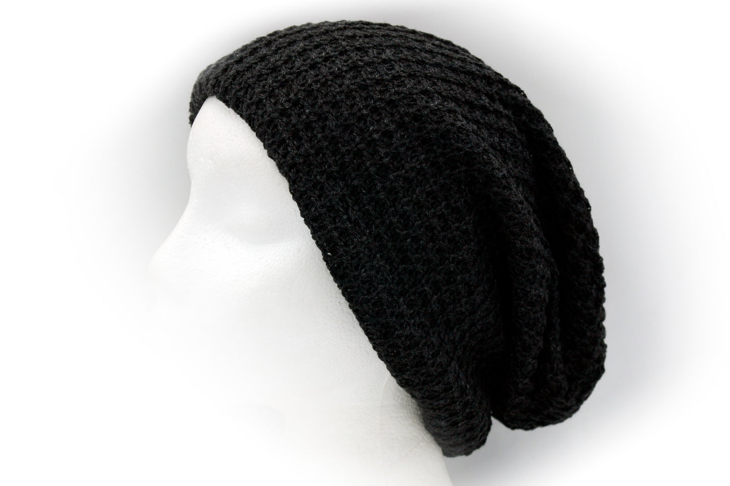Colourful Waffle Textured Slouchy Beanie Hat