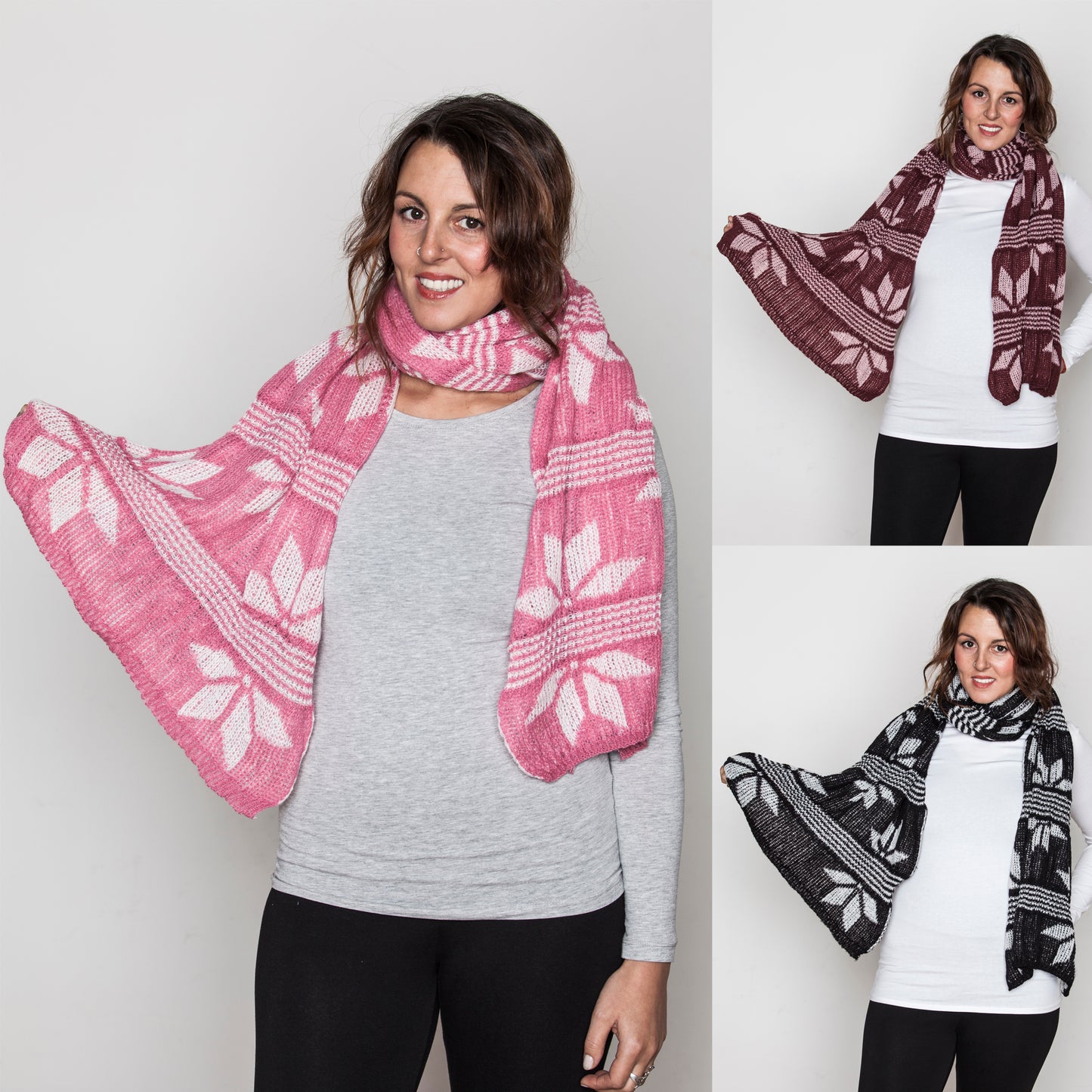 Snow Pattern Scarf