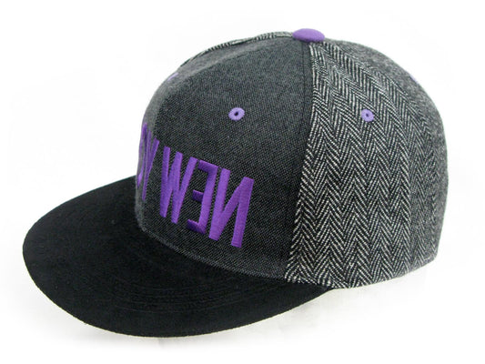 New York Inverse Flat Peak Snap Back Cap