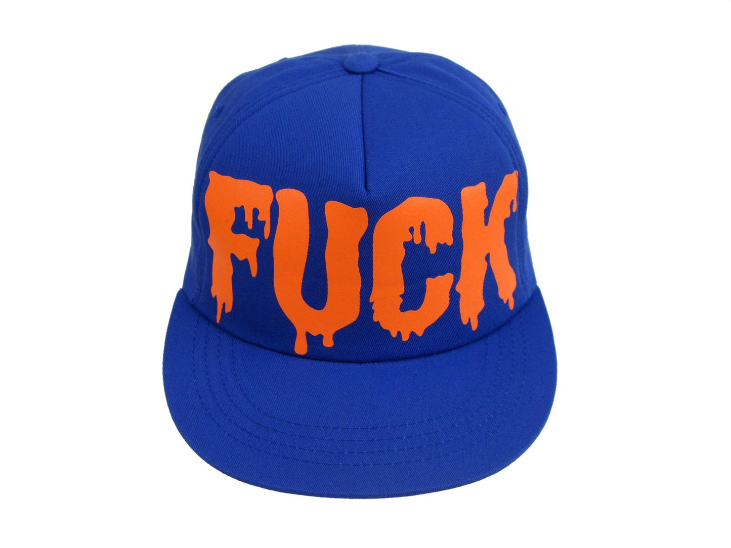 Fuck Flat Peak Snap Back Baseball Cap