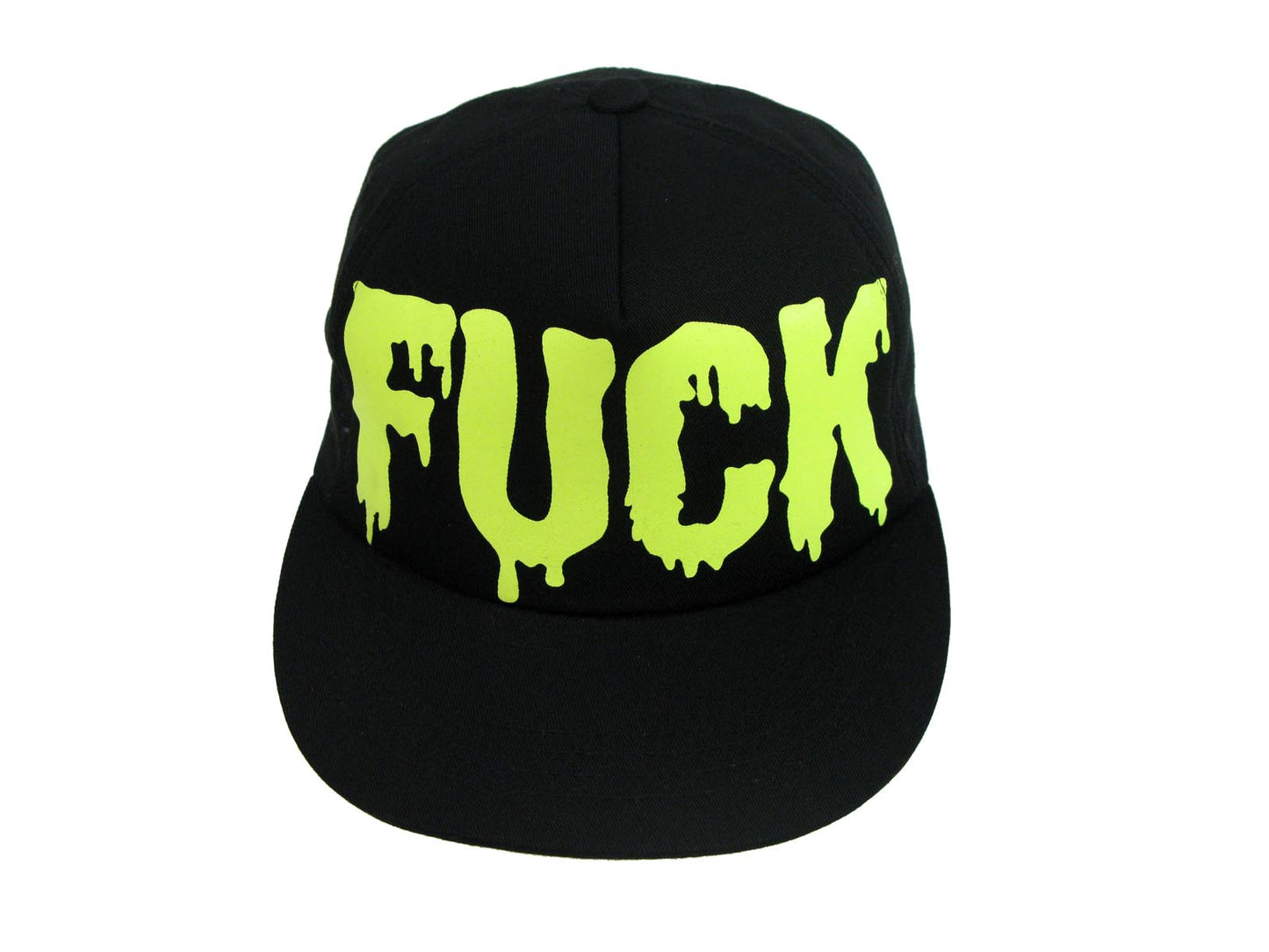 Fuck Flat Peak Snap Back Baseball Cap