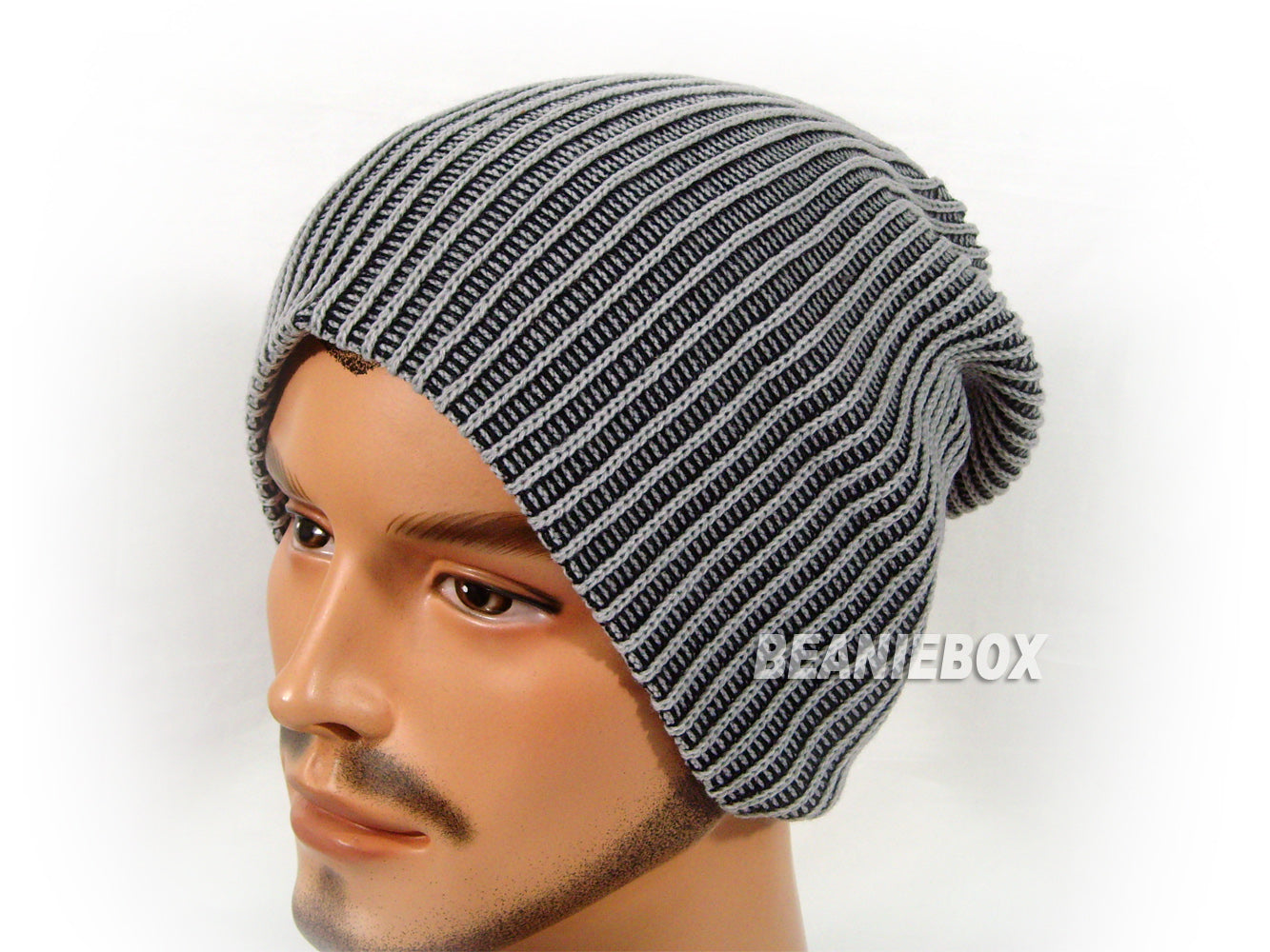 Black and White Beanie Hat