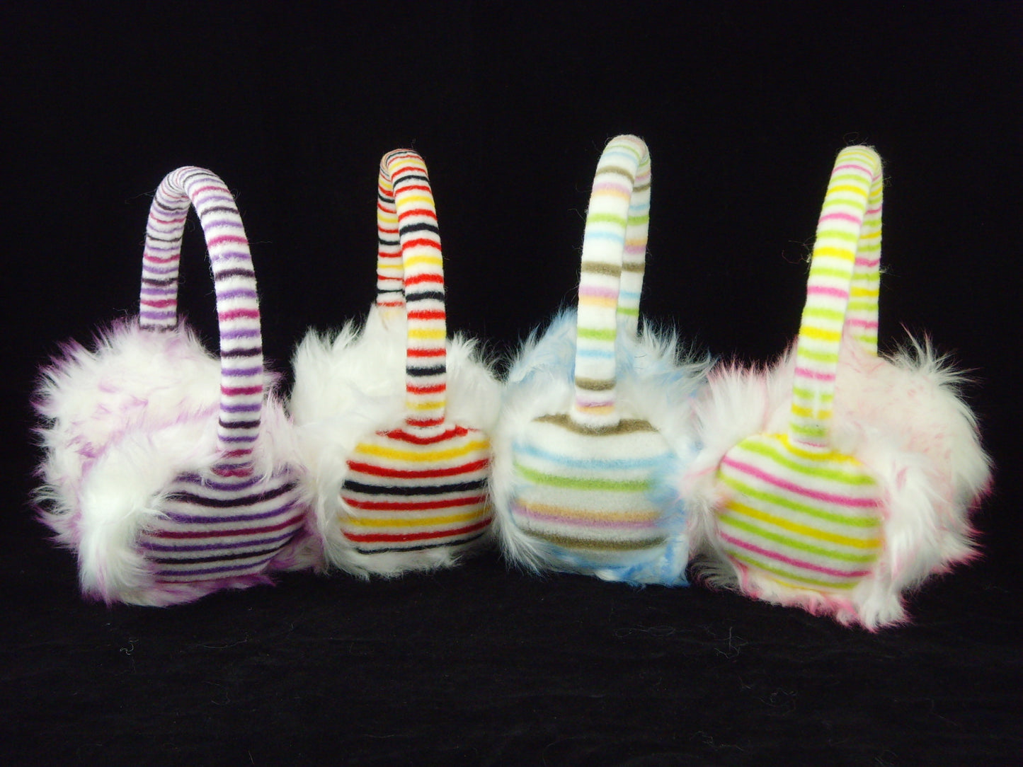 Cute Adjustable Stripy Earmuffs