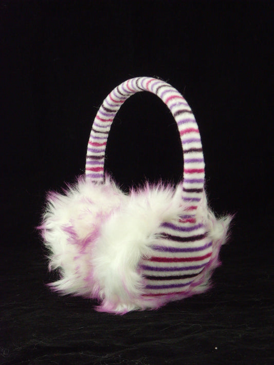 Cute Adjustable Stripy Earmuffs