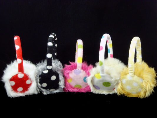 Cute Adjustable Polka Dot Earmuffs
