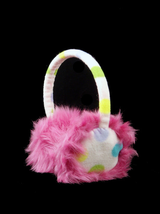 Cute Adjustable Polka Dot Earmuffs