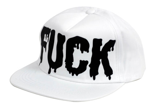 Fuck Flat Peak Snap Back Baseball Cap