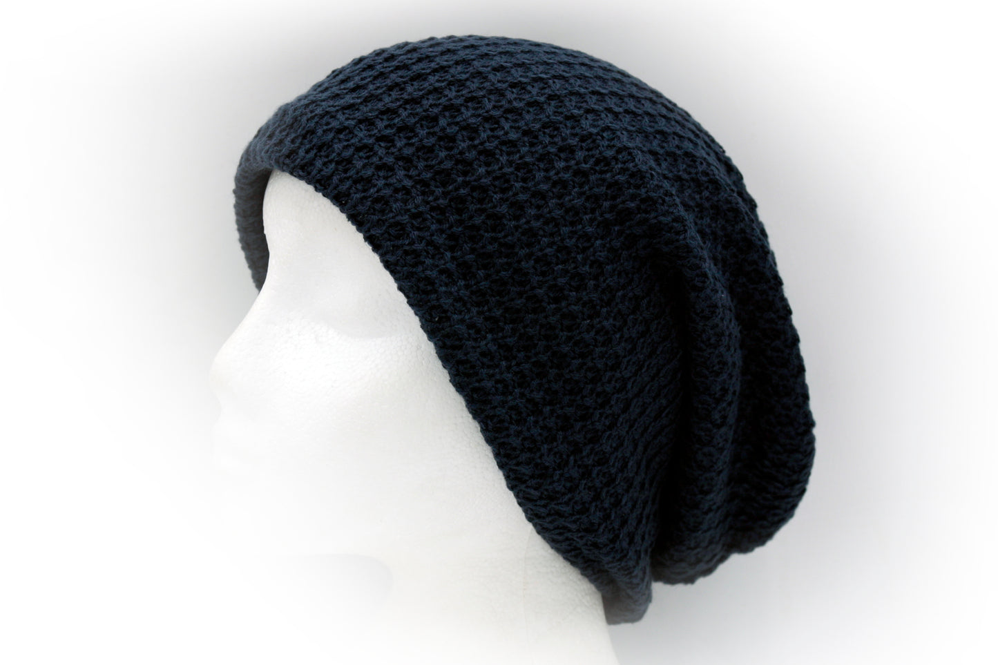 Colourful Waffle Textured Slouchy Beanie Hat