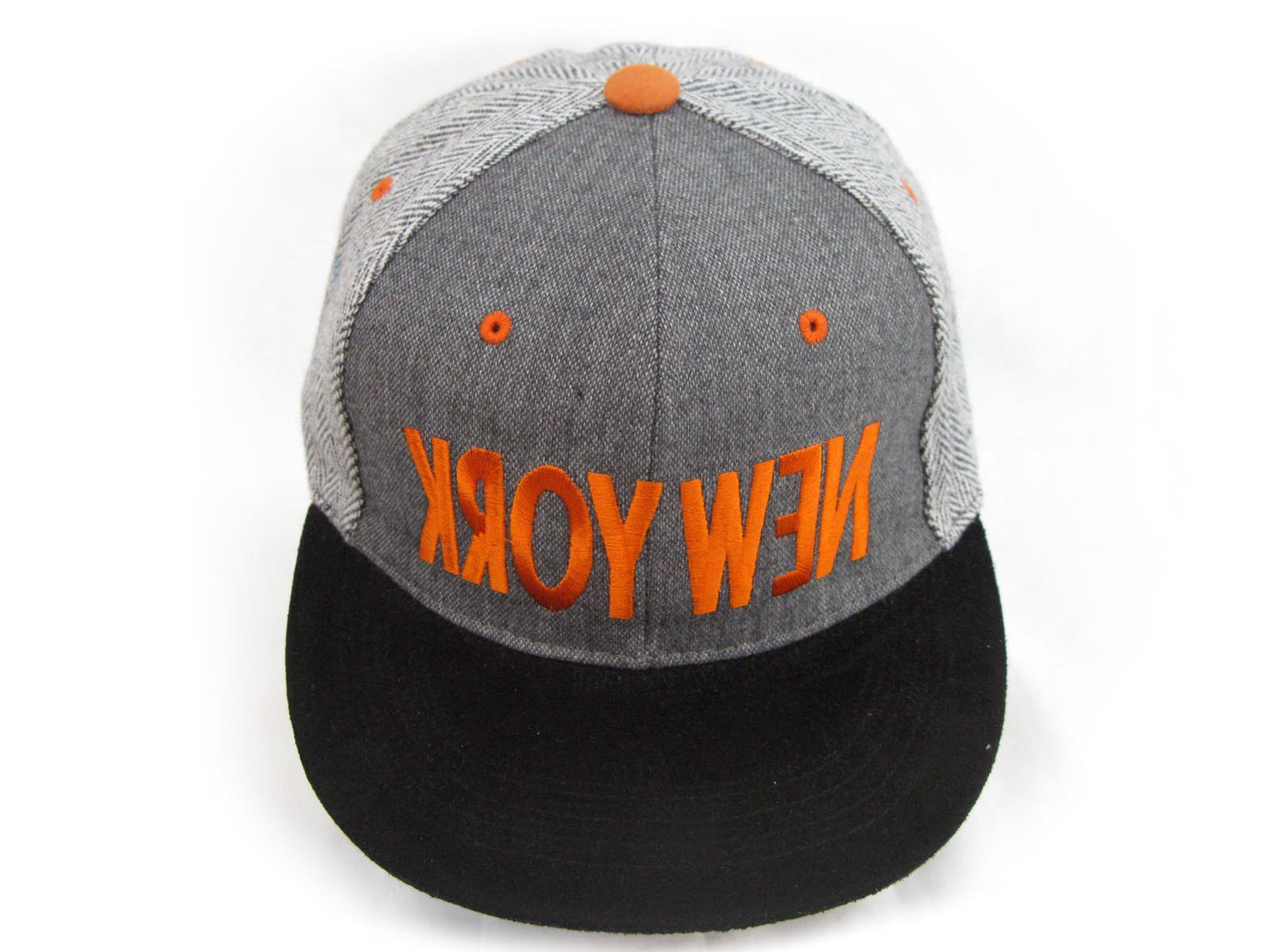 New York Inverse Flat Peak Snap Back Cap