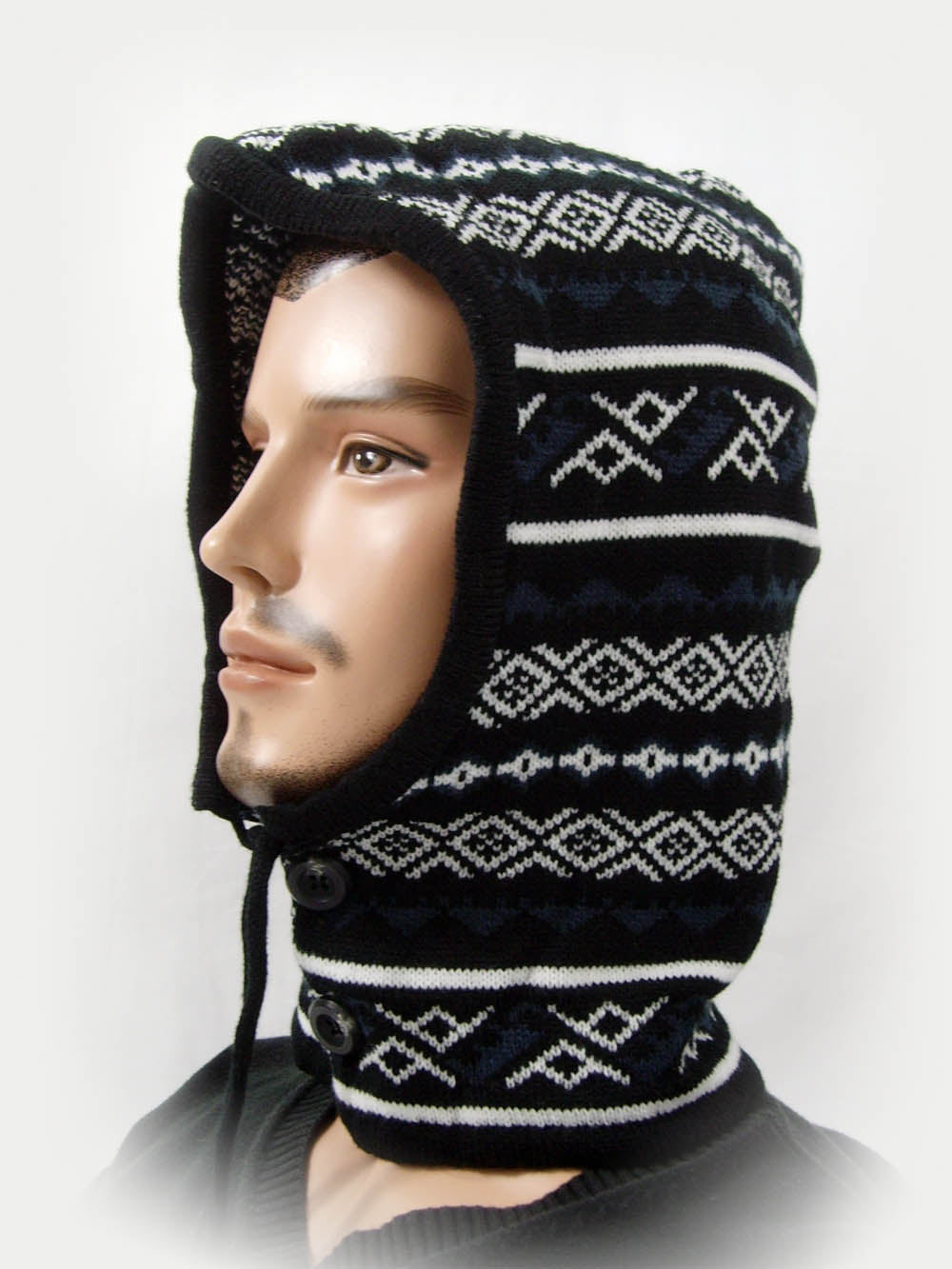 Argyle Pattern Hood