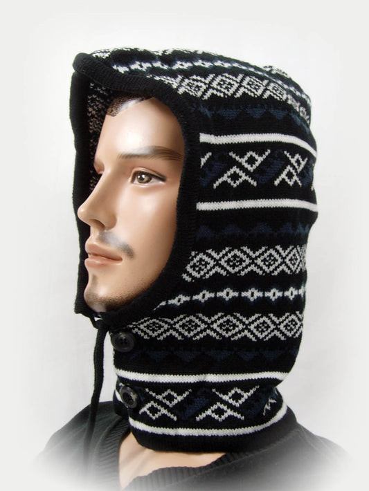 Argyle Pattern Hood