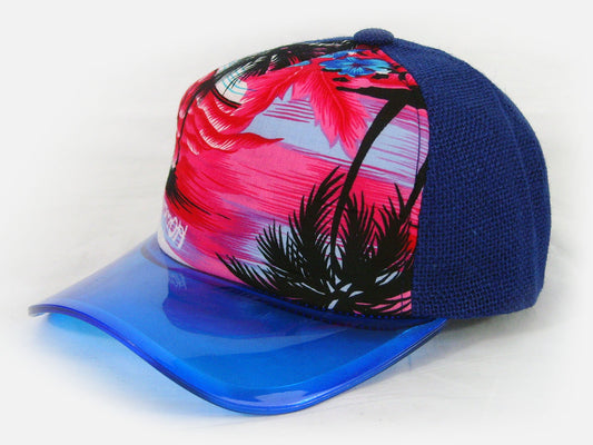 Plastic Peak Trucker Style Cap