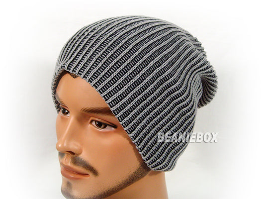 Black and White Beanie Hat