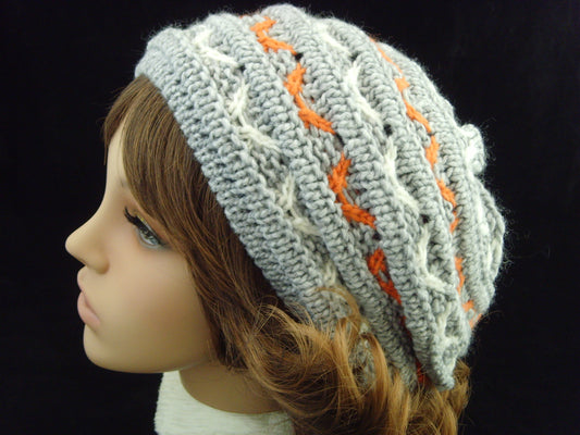 Bright and Funky Beret Style Hat