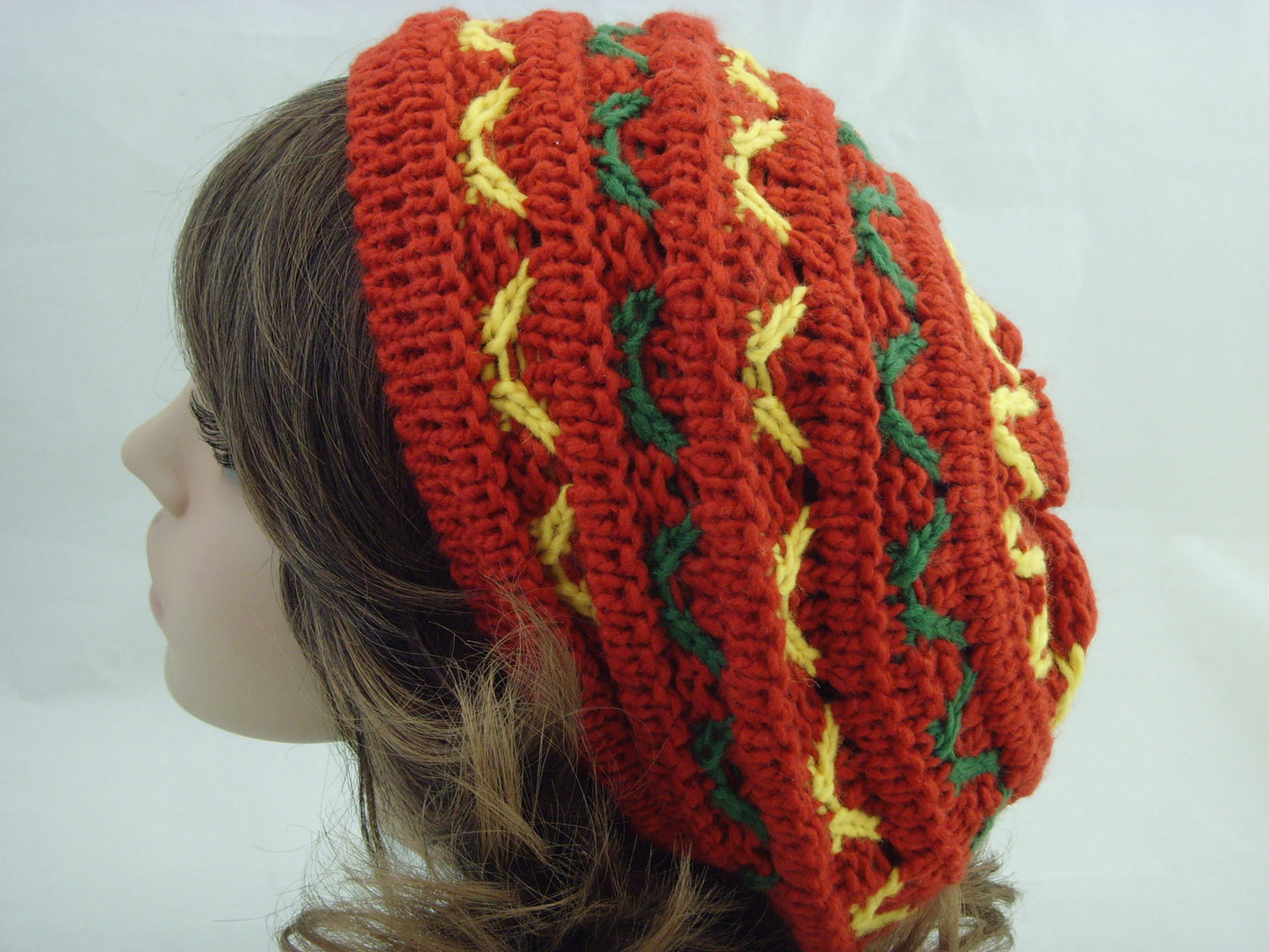 Bright and Funky Beret Style Hat