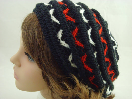 Bright and Funky Beret Style Hat