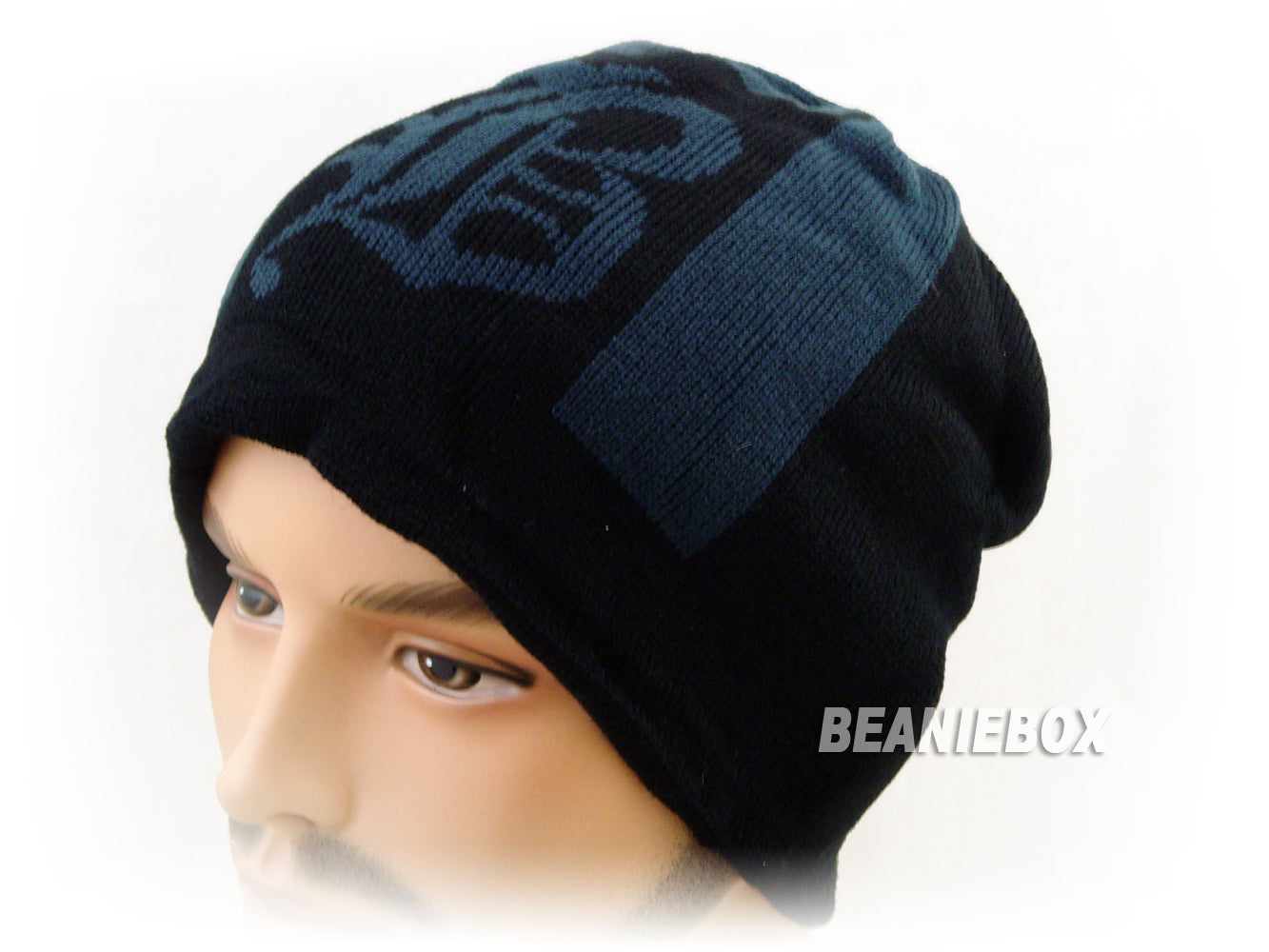 Baggy Loose Calligraphy B Beanie Hat