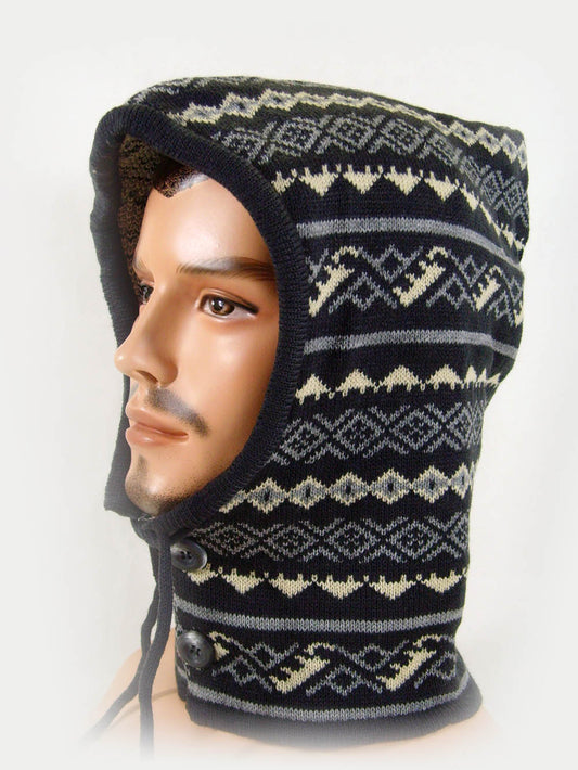 Argyle Pattern Hood