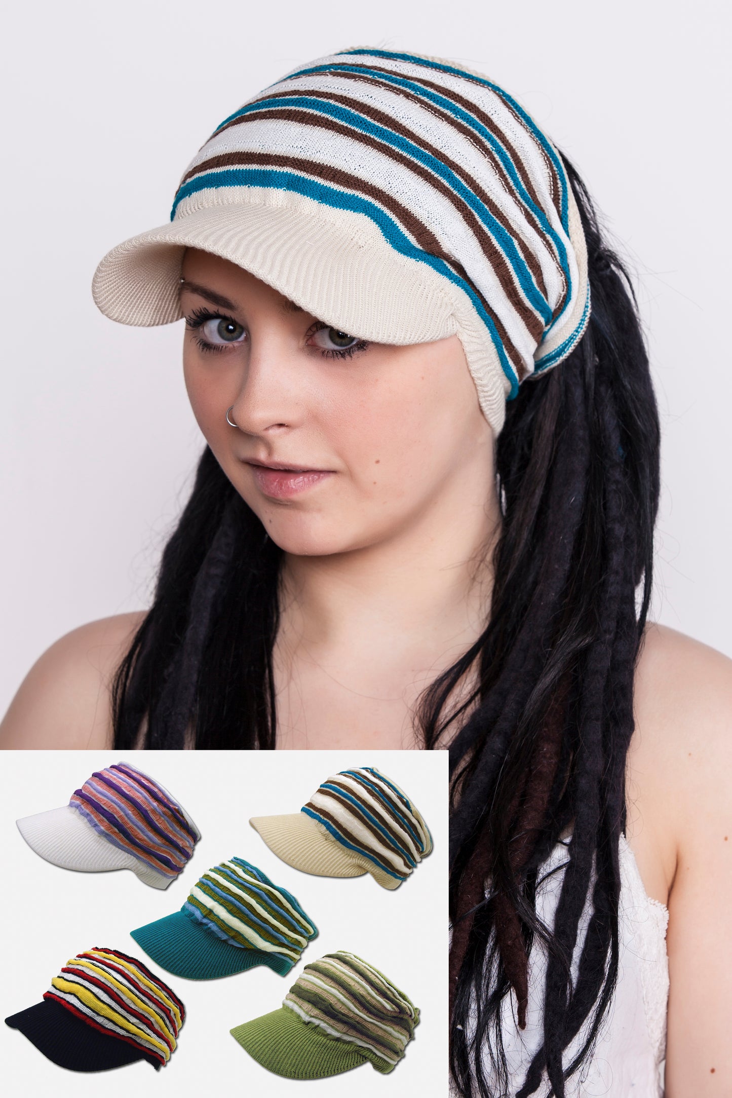 Knitted Cotton Visor